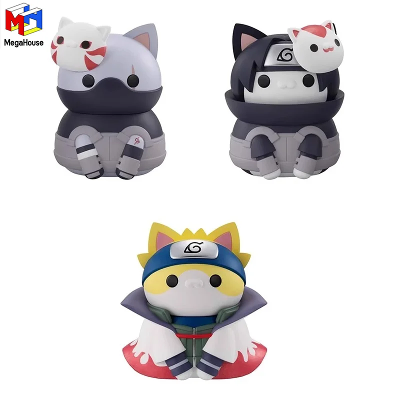 

Megahouse Mega Cat Project Naruto Shippuden Itachi Uchiha Anbu Namikaze Minato Hatake Kakashi Anime Figure Action Model Toy