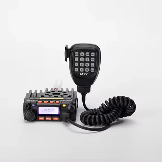 

QYT Dual Band Mini Mobile Radio KT-8900 25W UHF/VHF 136-174/400-480MHz Amateur Car Walkie Talkie Ultra Long Range Walkie Talkie