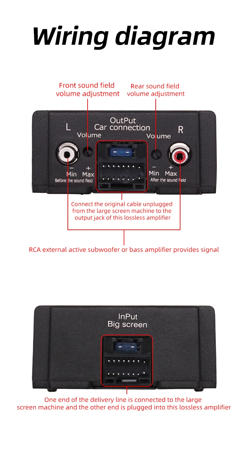 

New Product 80W*4 hot selling plug and play lossless upgrade Car Power Amplifier 4 Channel Android DSP Audio Amplifier
