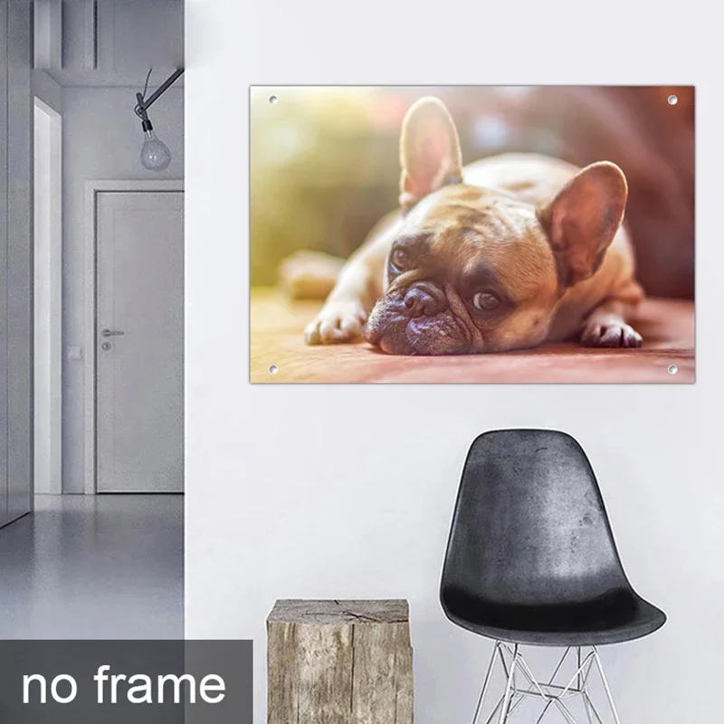 صور مخصصة لوحات بورتريه قماش ، إرسال الصور ، إطار سبائك الألومنيوم ، الزفاف ، فن الحيوانات الأليفة ، ملصقات الطباعة ، الهدايا ، 40 × 60 سم