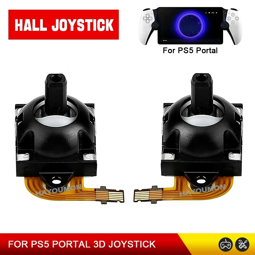 For PS Portal PS5 Portal Game Console Replacement Hall Effect Joystick Repairing 3D Analog Joystick Left Right Thumbstick view 2