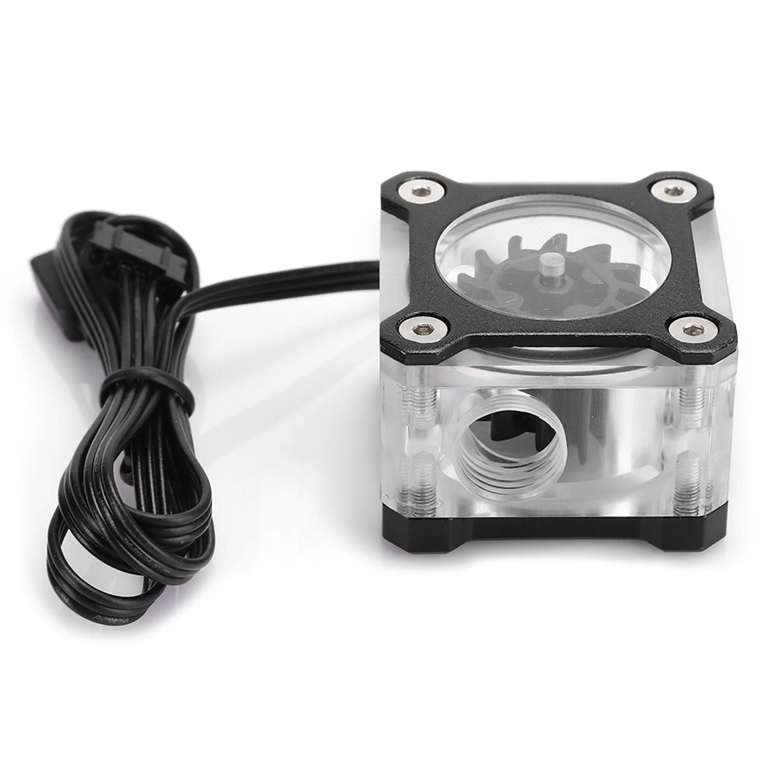

R3 RGB Colorful Computer Water‑Cooling Water Flow Meter G1/4 Female Thread Computer Accessories new