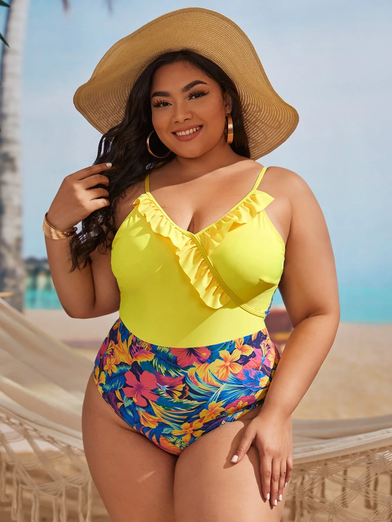 One Piece Swimsuit Women with Skirt 2023 Plus Size Bikinis Push Up Swimwear Female Solid Bathing Suit Beach Wear Swimming 4XL