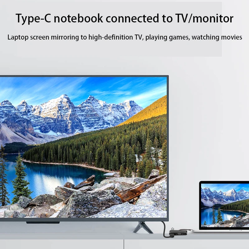 Adaptateur répartiteur multifonction, station d'accueil, convertisseur vidéo, câble d'extension, partage d'écran, Plug and Play, convertisseur USB vers VGA