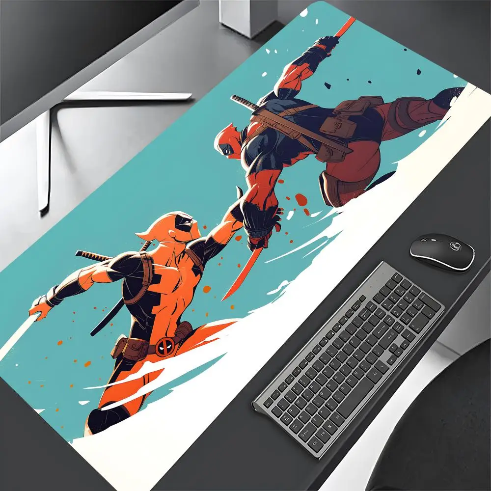 hero Deadpool Mouse mouse pad Pad Gaming Abstract Large 800x400mm MouseMat Gamer XXL Mause Carpet PC Desk