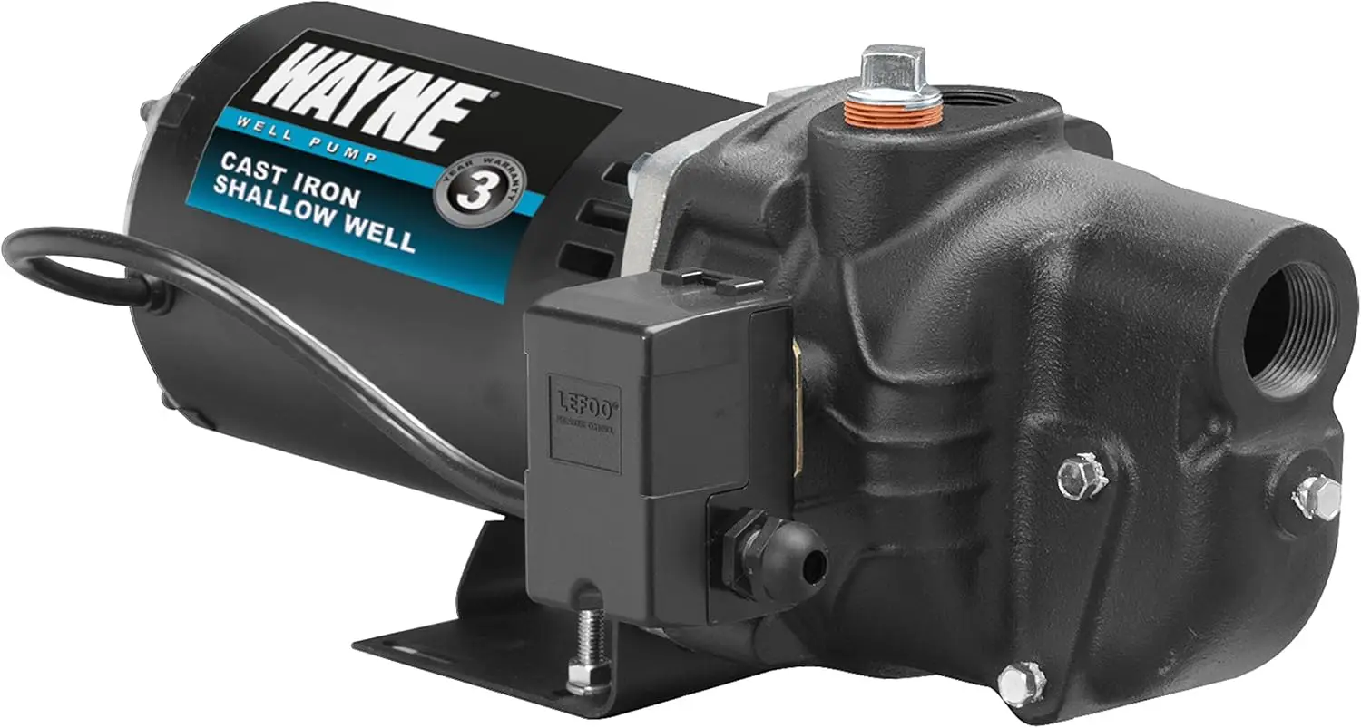 

Wayne SWS75 Well Jet Pump, 0.75 HP, Black