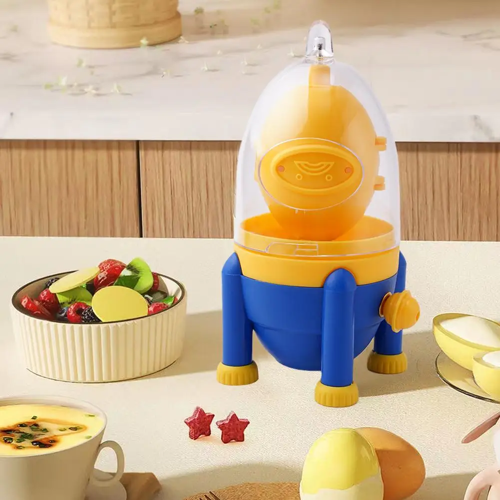 Rocket Manual Golden Egg Puller Scrambler Household Egg White Yolk Mixer Albumen Blender Without Breaking Eggs Kitchen Tools