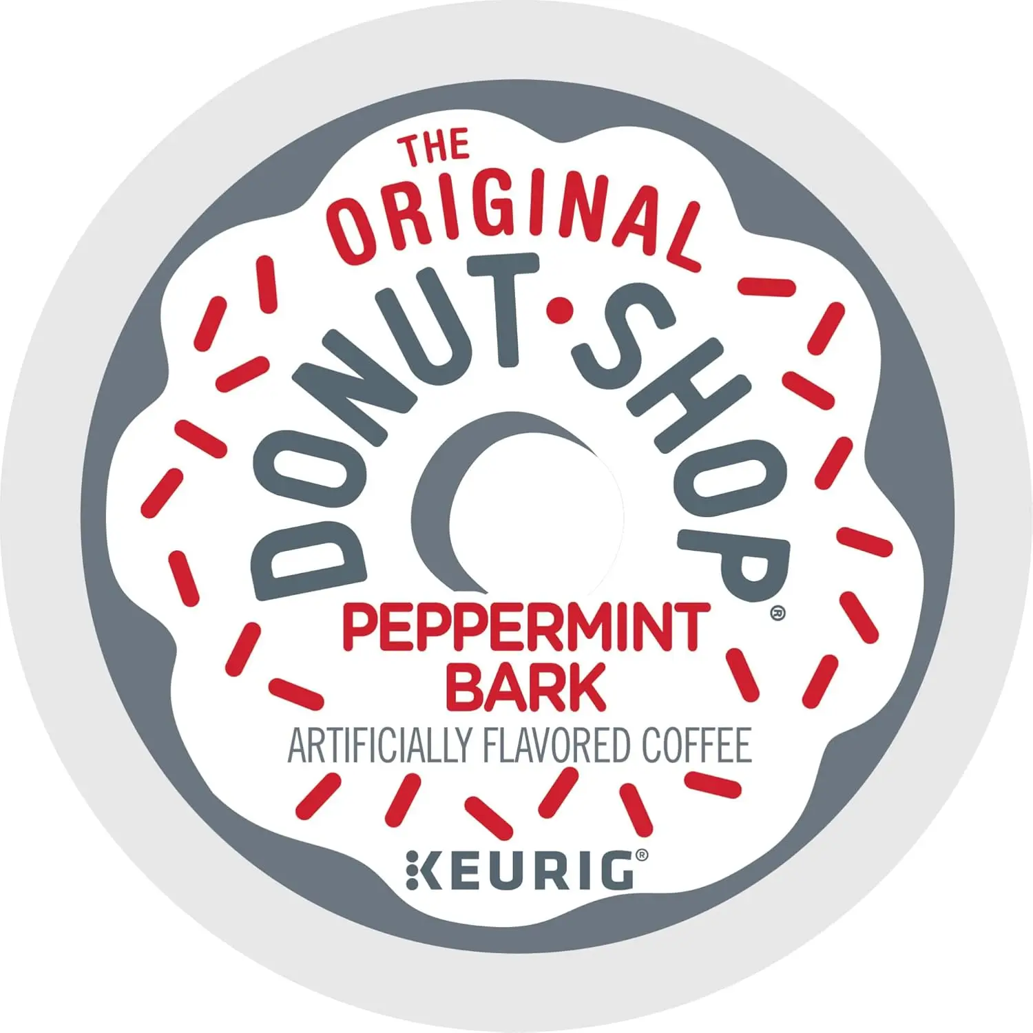 Light Roast Peppermint Bark Coffee Pods, 60 Count for Keurig Machines