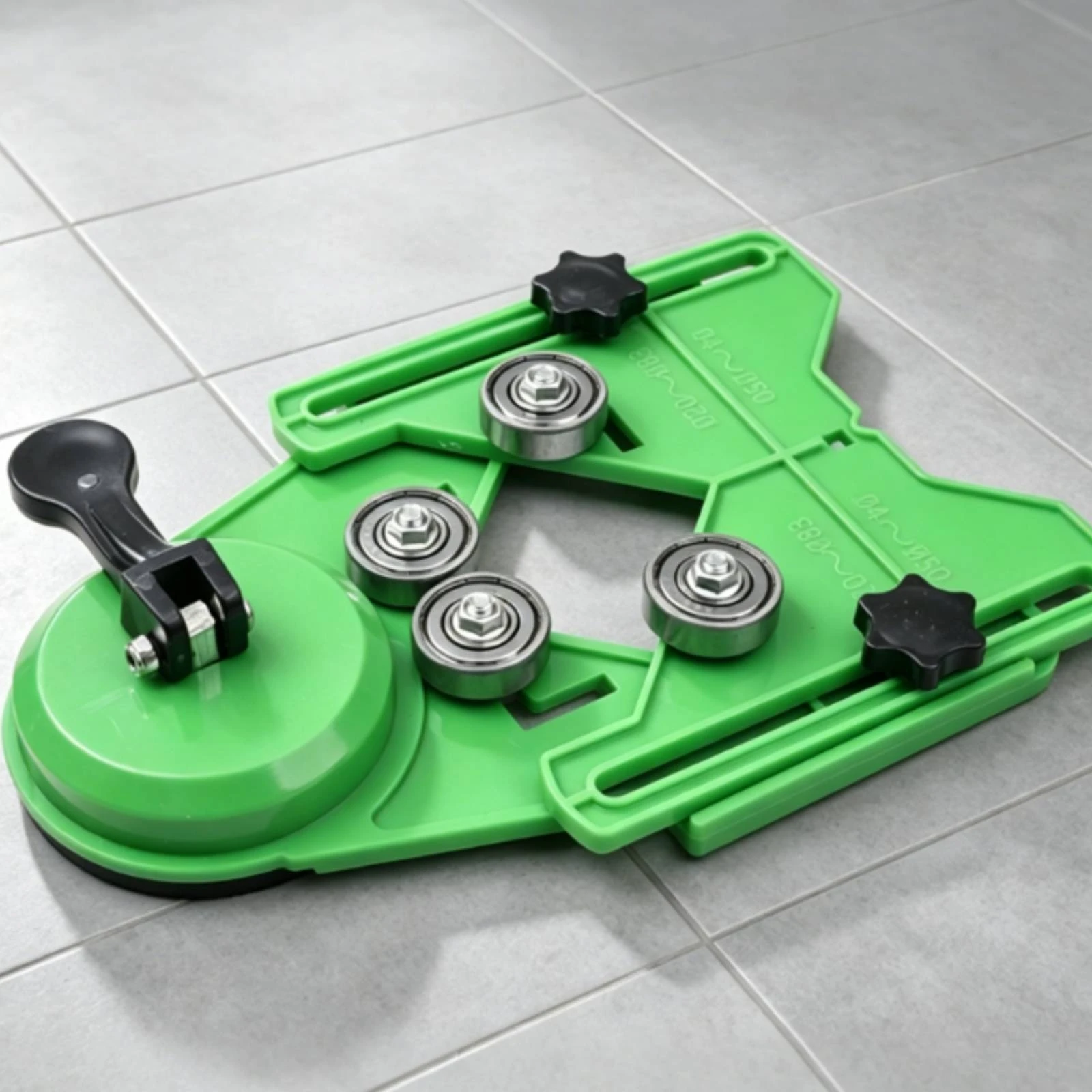 Tile Drilling Positioner Adjustable Tile Drill Guide Suction Drill Guide Compact Work Accessory Hole Marking