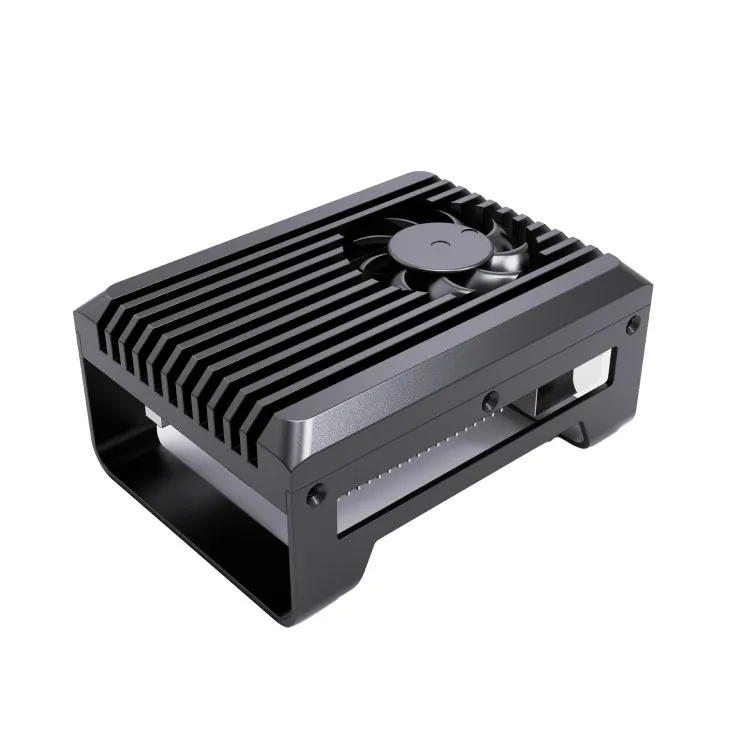 Risa Radxa X4 special all-metal radiator, supports active heat dissipation, and the heat dissipation effect is stronger