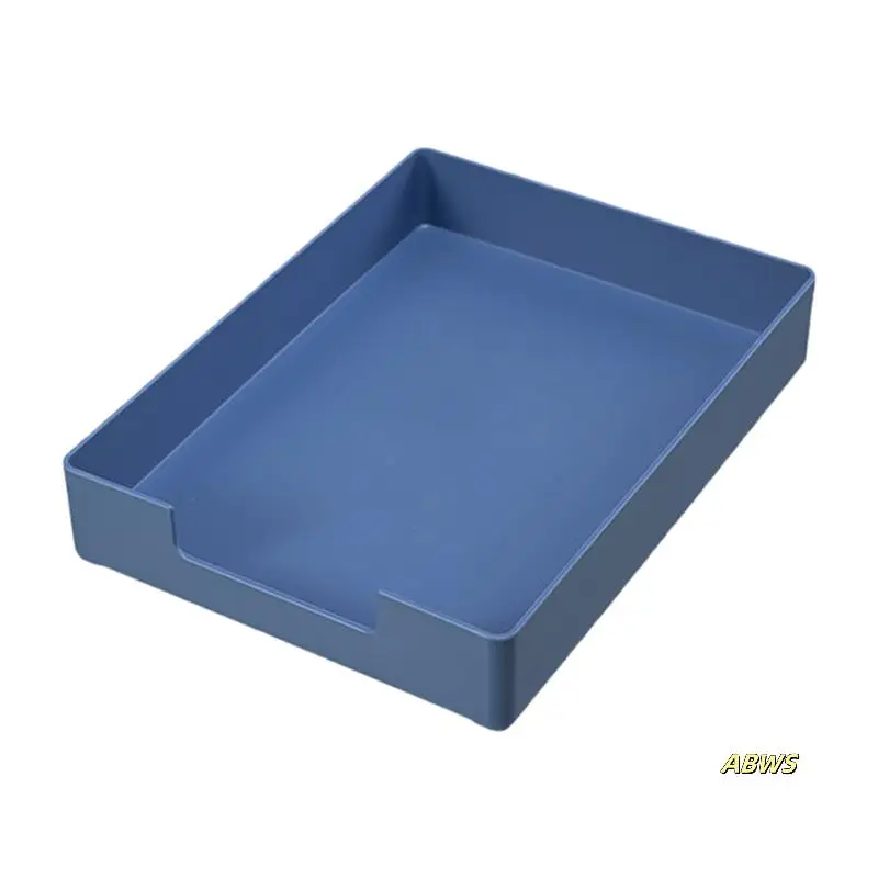 

Letter-Size Tray, A4 Plastic Paper Holder File Organizer, Stackable Letter Tray For Office, School, Home Storage