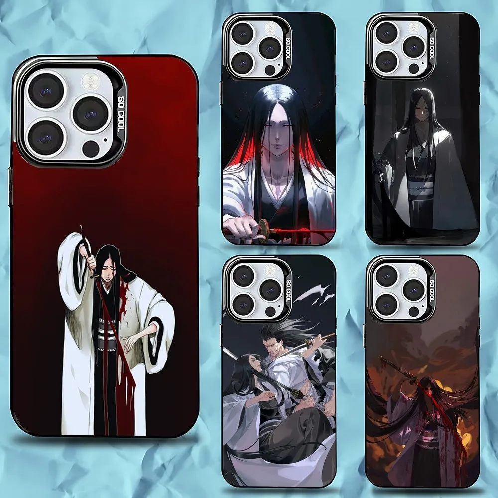 

Retsu Unohana B-Bleachs Phone Case For iPhone 16,15,14,13,12,11,Pro,Max,Plus,Mini,XS,SE Anti Fall Black Matte Hard Bumper