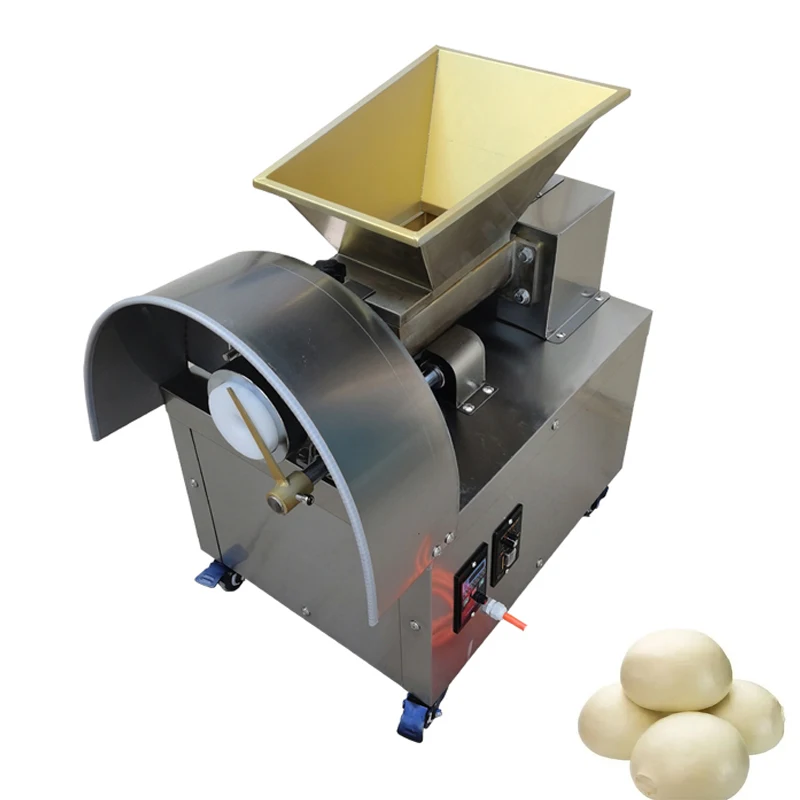 

Small Dough Ball Divider 5-500g Pizza Dough Cutting Rounding Machine Automatic Steamed Momo Making Machine