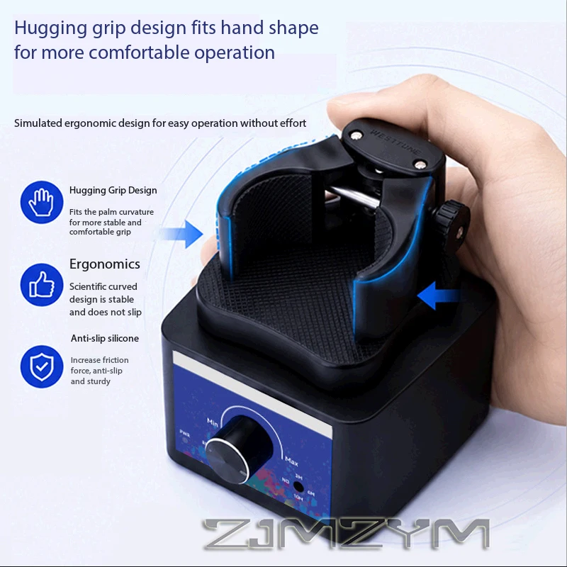 Mini Vortex Mixer for Gundam Paint 100-1500rpm Adjustable Speed Hands-Free Shaker with Anti-slip Base for Nail Polish & Ink