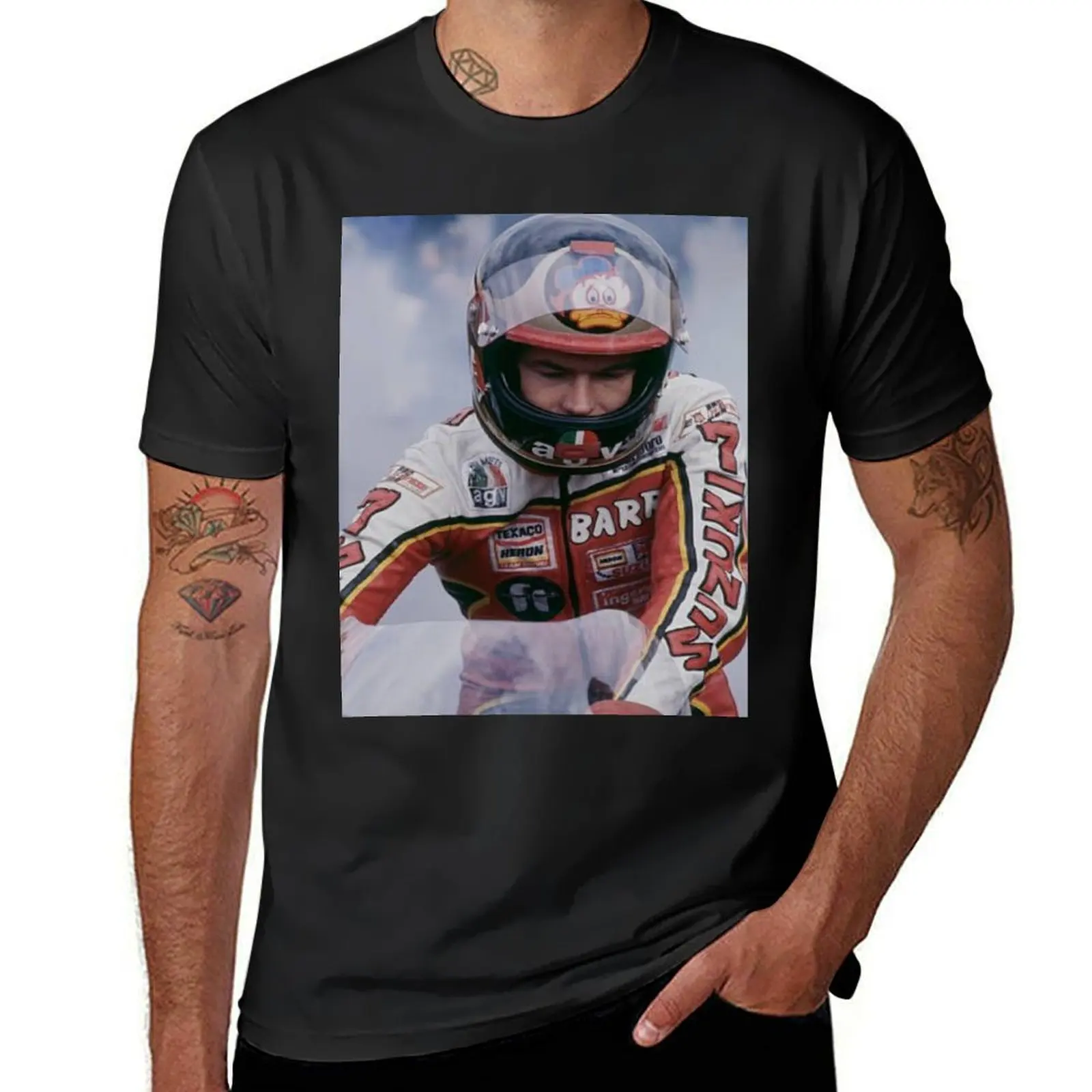 barry sheene T-Shirt boys animal print customizeds funnys big and tall t shirts for men