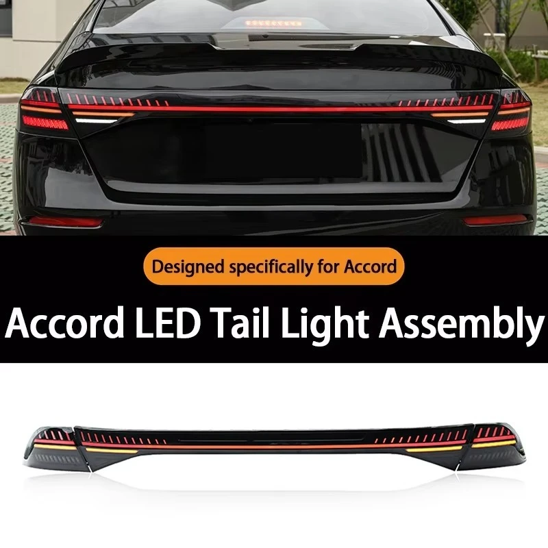 High Quality for Accord Taillight Assembly RS Taillight LED Through Light 2023-2026 11th Generation Accord Accessories