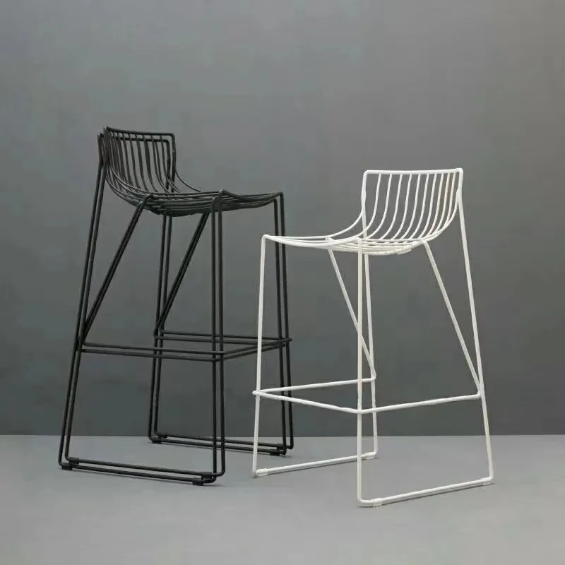 

Simple Modern Bar Chair Nordic Creative Design Relaxing Aesthetic High Chairs Ergonomic Height Art Sillas De Bar Home Furniture