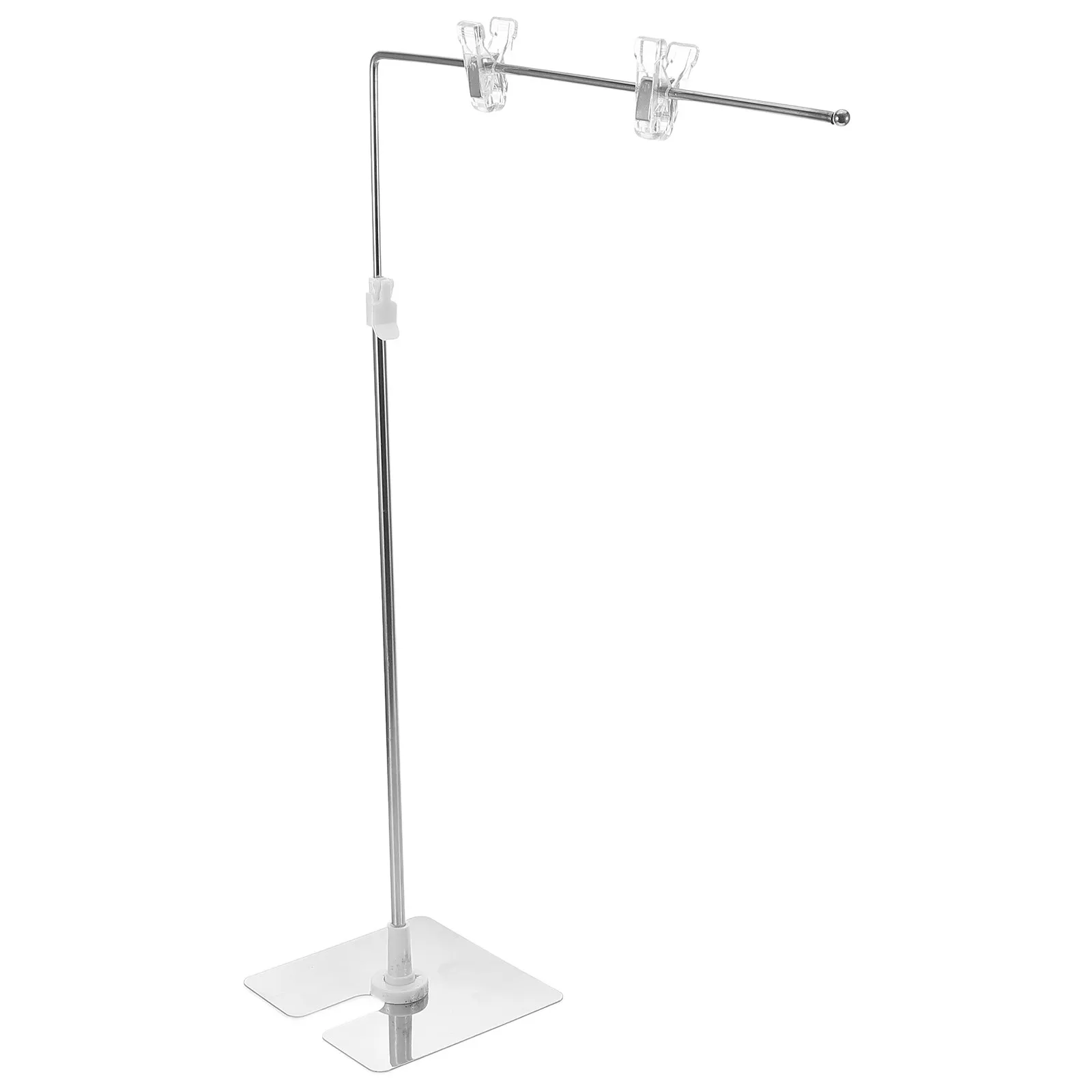 Stainless Steel Adjustable Tabletop Banner Holder Stand for Poster Display – Pop Advertising Sign