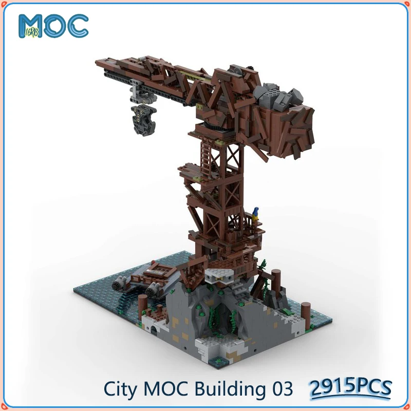 City Model MOC Building Blocks DIY Assemble Bricks Castle Architecture Display Collection Creative Educational Xmas Toys Gifts