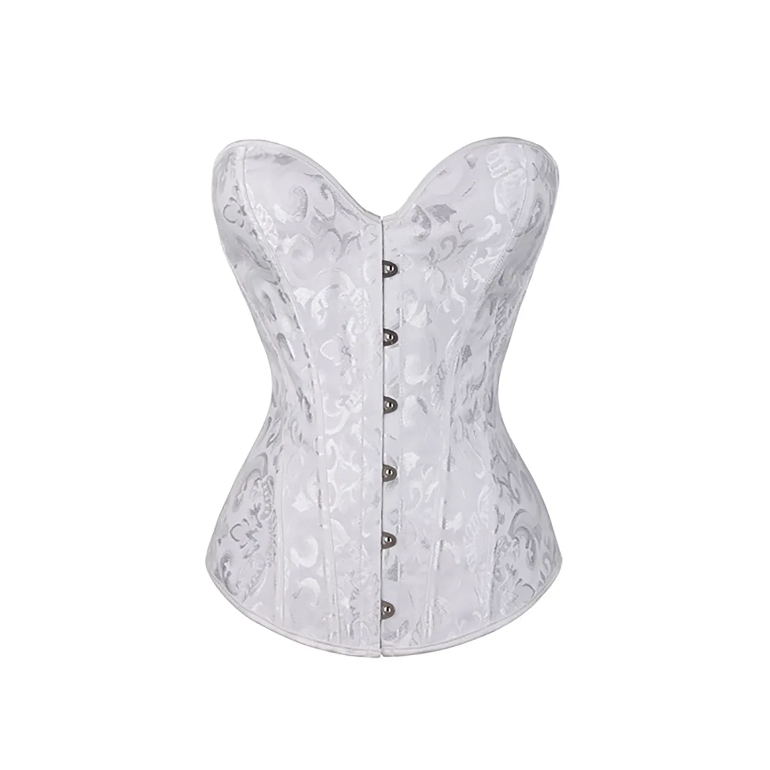 

Women Sexy Corsets Bustiers Floral Lace Tops Shapewear Vintage Corset Gothic Satin Lingerie Corselet Overbust