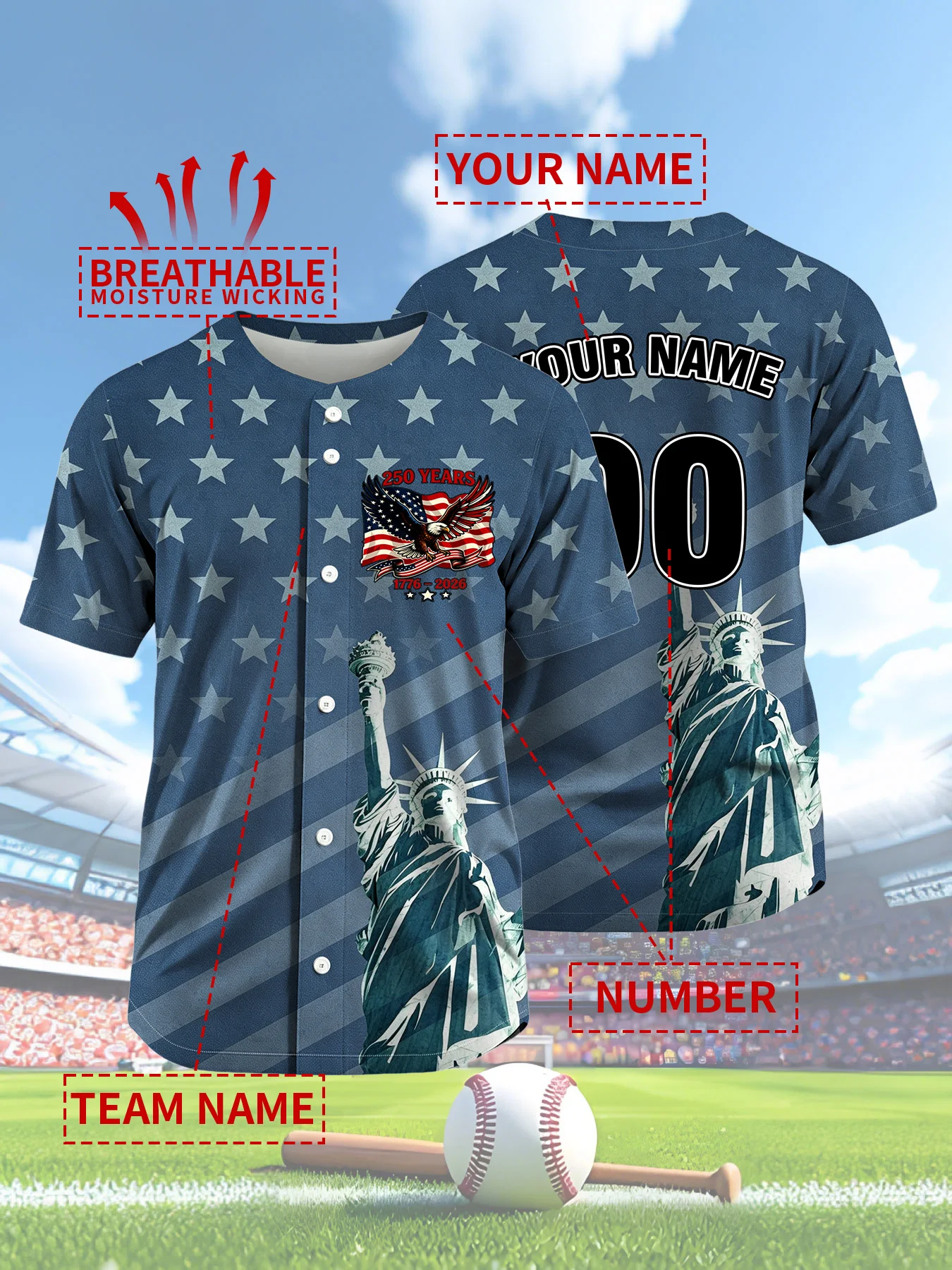 

Puerto Rico Flag Baseball Jersey Mens Breathable Button Shirt Patriotic Sports Uniform Summer Casual To
