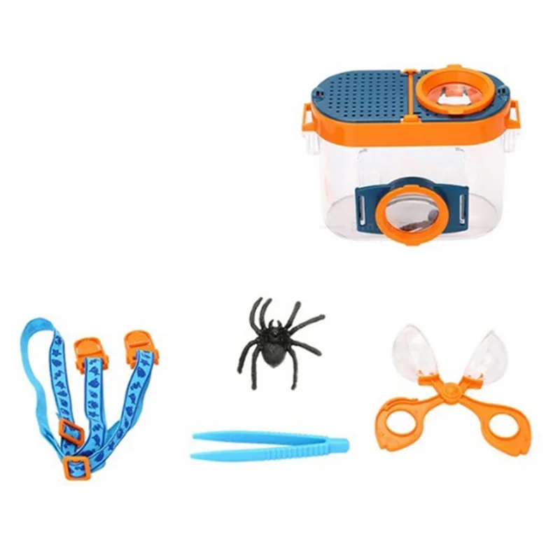 B05B-Bug Viewer Outdoor Insect Box Vergrootglas Waarnemer Set Kit Insect Catcher Kooi Kids Science Natuur Exploratie Tools Set Kit