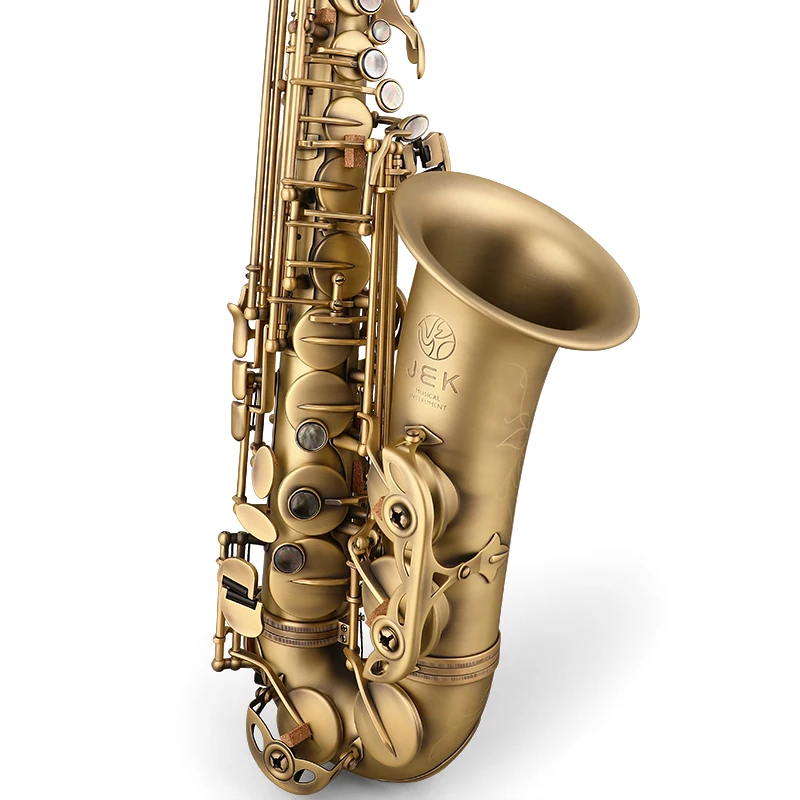 JEK JAS 700RH Eb Alto Saxophone Antique paint finish Vintage paint finish Taiwan, China Beginner Grade Examination Major