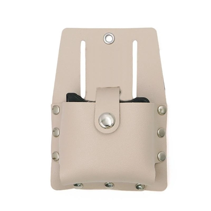 

652F PU Leather Tape Measure Belt Tool Carriers Holder Heavy Duty Tape Holder Measuring Tape for Carpenters