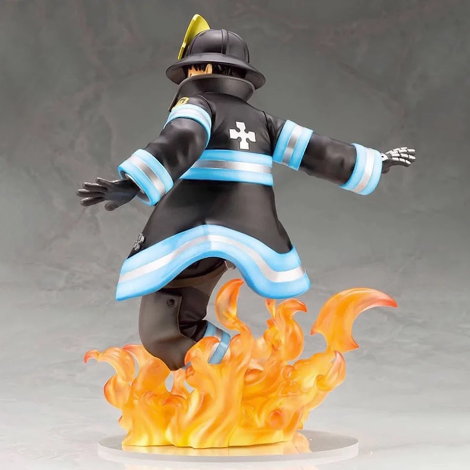Artfx j enen no shouboutai shinra kusakabe anime figura força de fogo tamaki kotatsu figura de ação modelo colecionável boneca brinquedos
