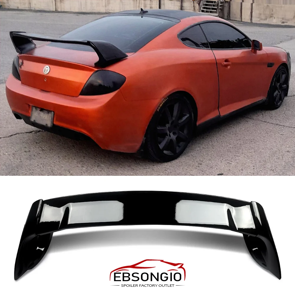 Für Hyundai Tuscani Tiburon Coupé ABS FD2 Spoiler 2000 01 02 03 2004 2005 2006 2007 2008 Dreiteiliger Kofferraumspoiler Heckflügel