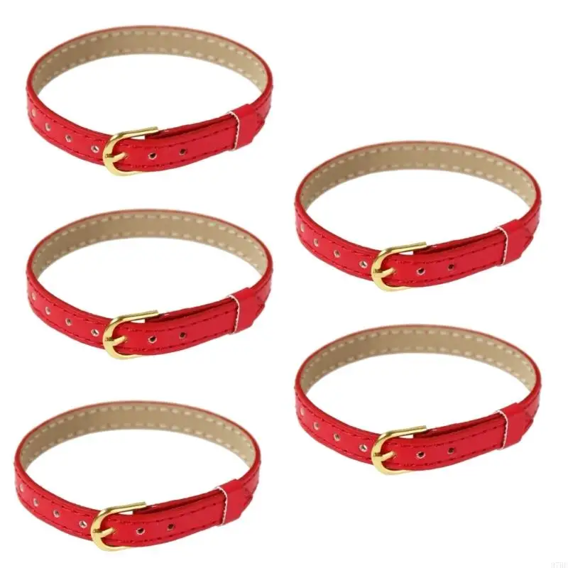 97be Zestaw 5 elastycznego regulowanego paska modelu do zamknięcia metalu pasa pasa