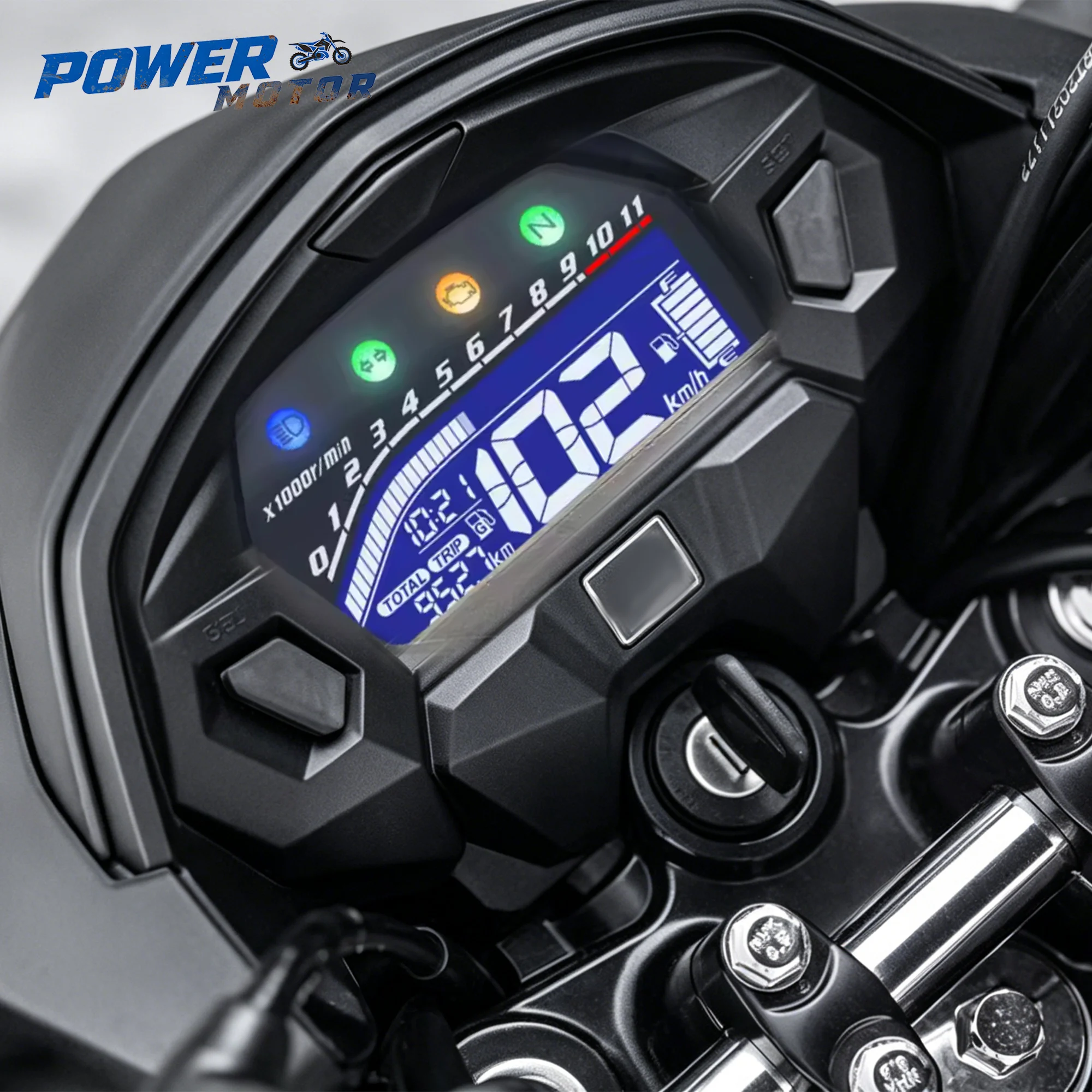 多機能lcdデジタルオドメーター・スピードメーター-ホンダcg160-titan-ex-fan-cargo-160-2015-2022-バイクダッシュボードパーツ用