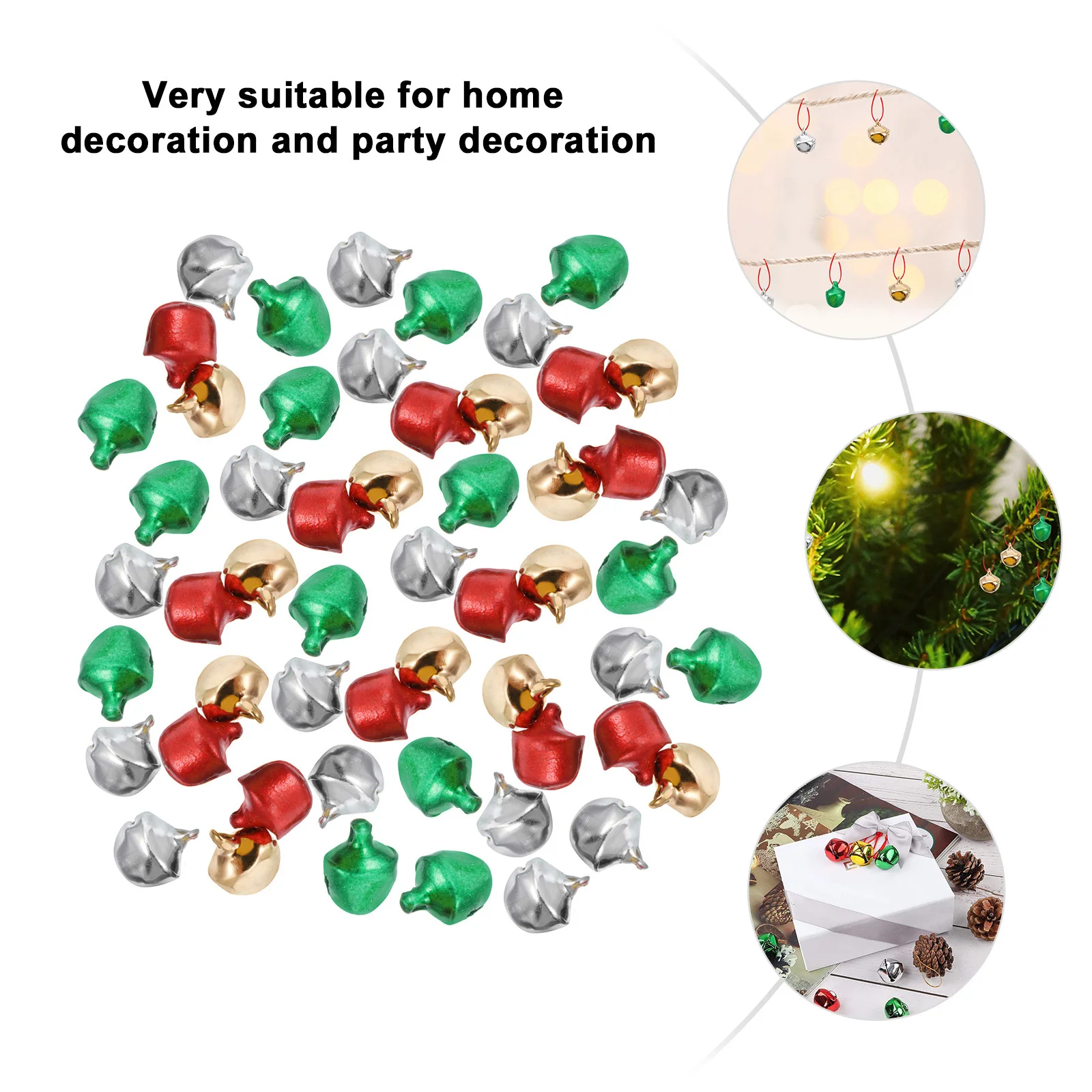 

400 шт. разноцветных металлических колокольчиков премиум-класса для рукоделия, декоративные подвески для Рождества, дома, вечеринок, окон, баров, отелей