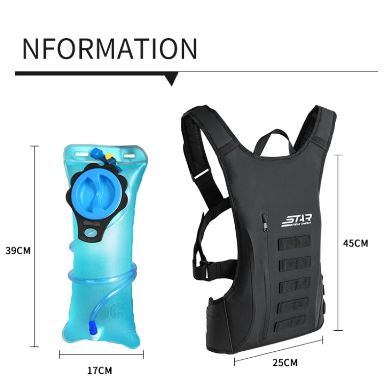 SFK Outdoor Equipemt Lightweight Backpack+Hydration Bag Water Pack Motorcyle Cycling Bicycle Riding Running Climb Sports Gears