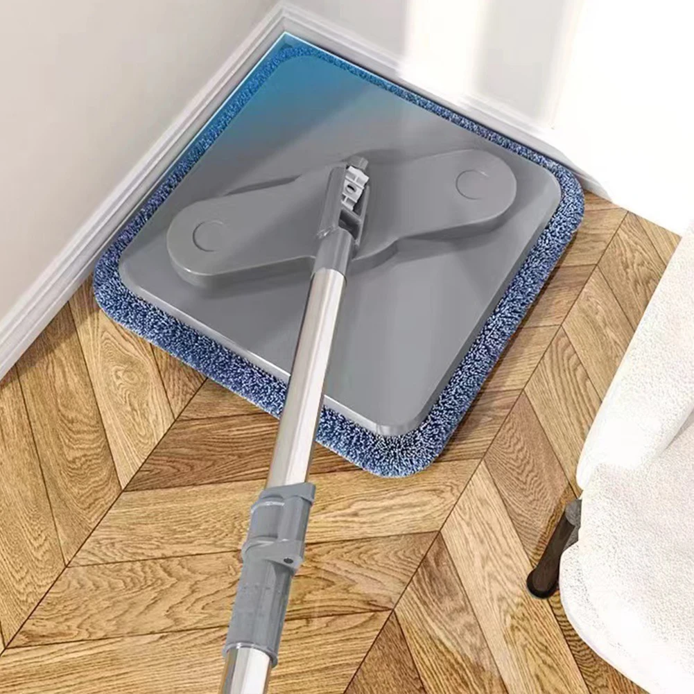 Lazy Floor Floating Mop Water Separation 360 Rotating Household Cleaning Mop Microfiber Spin Mop with Bucket Automatic Floor Mop