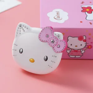 2024 Sanrio Hello Kitty Flip Phone Kawaii K688 of cartoons Children Bonito Bonito Mini Phone Birthday Fashion Girls Gifts Toys for Children 10 Main Mini Cell Phone Sales - №2