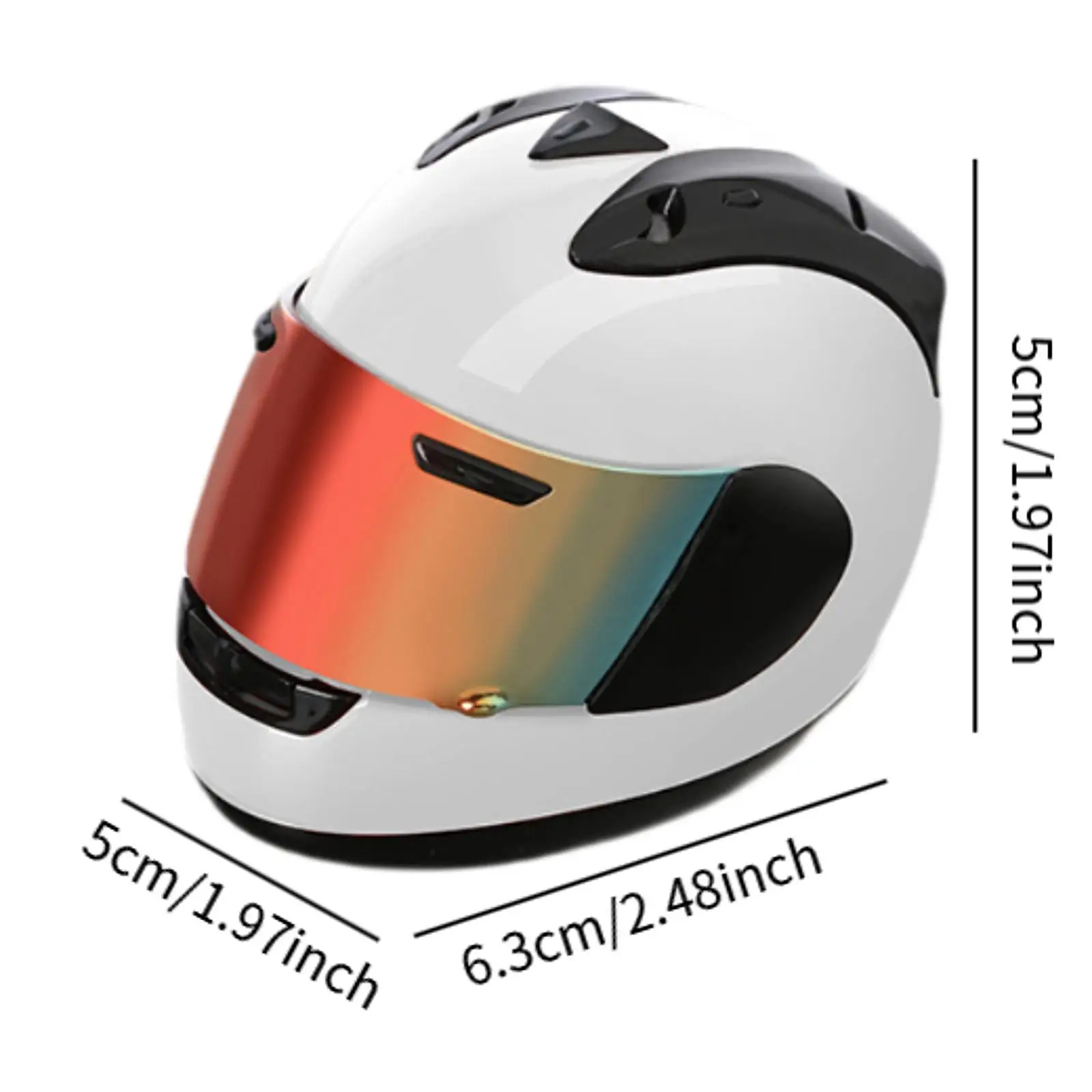 1/6 Motorcycle Helmet Model Fashion Casual Stylish Cosplay Miniature Doll Costume for 12'' Male Dolls Figure Costume Accessories