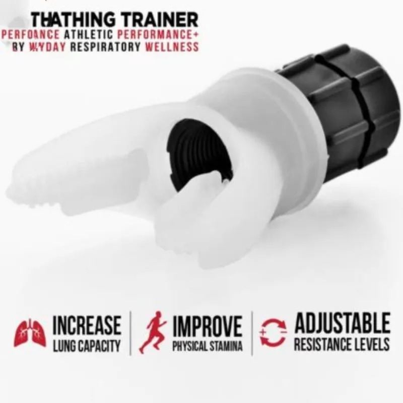 Lung capacity trainer, portable mouthpiece type COPD function improving breathing trainer, sports trainer