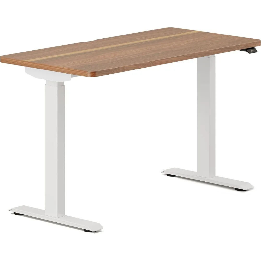 

Standing Desk 48 Inches, Adjustable Standing Desks with 20” Range, Frameless Design & Compact Size Suitable, Desk