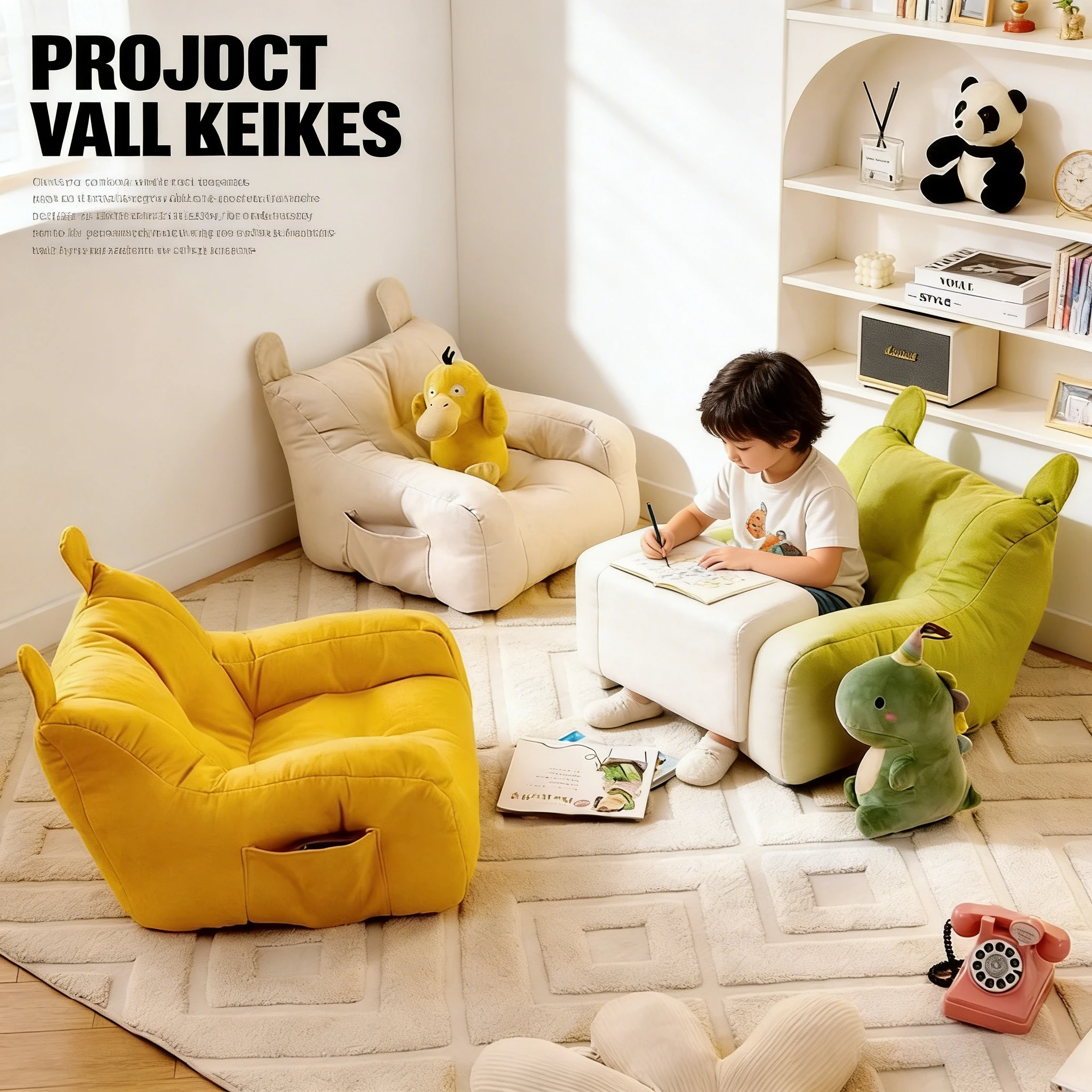 

Мягкое компактное кресло-софа 2026 для дома, уголка для чтения, гостиной и спальни – удобная мебель