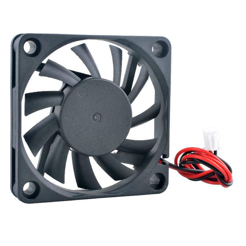 ACP6010 Ultra Thin Axial Cooling Fan 60x60x10mm Multi-Voltage (5V/12V/24V) for Chargers, Power Supplies, Electronics
