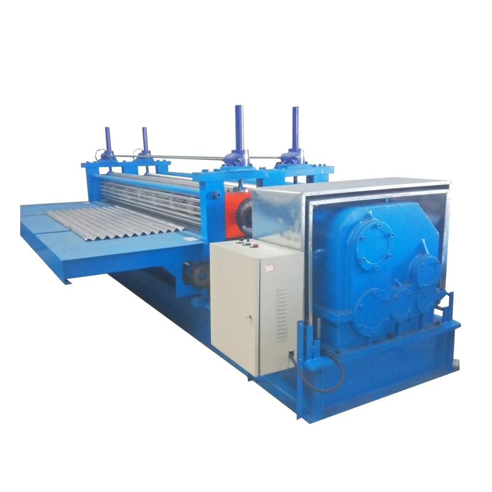 Machine de formage de rouleaux de feuilles de toit à ondes rondes