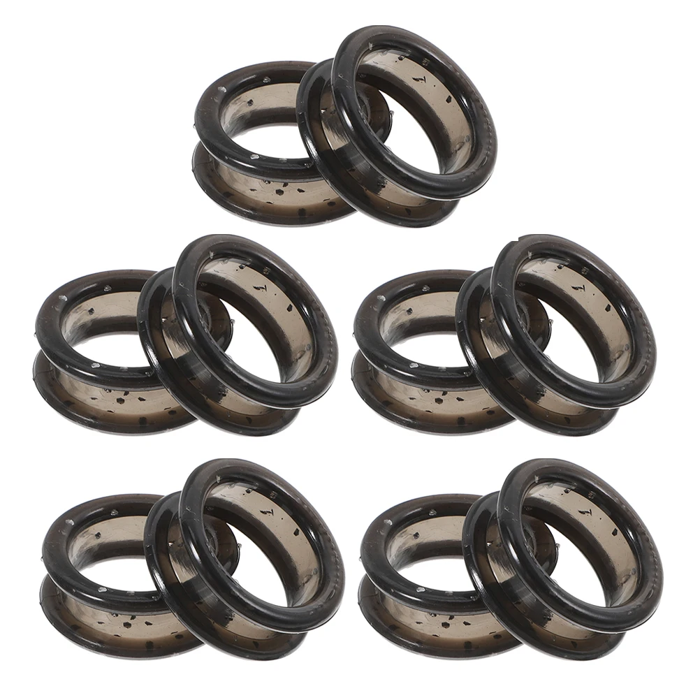 

10 Pcs Scissors Silicone Ring Barber Finger Grips Rings Thumb Protector Inserts Grooming Shear Silica Gel