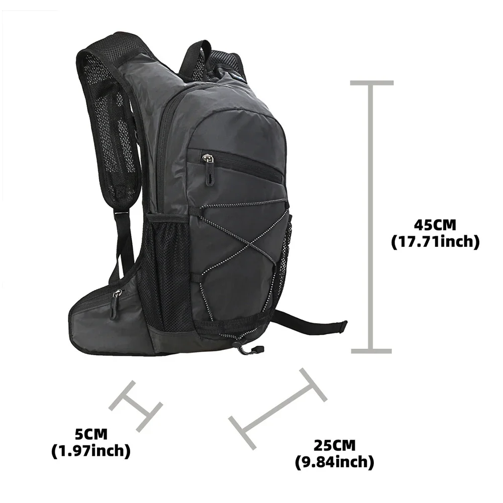Convenient Storage Solution Reflective Sports Backpack 8L Cycling and Mountaineering Bag with Multiple Pockets
