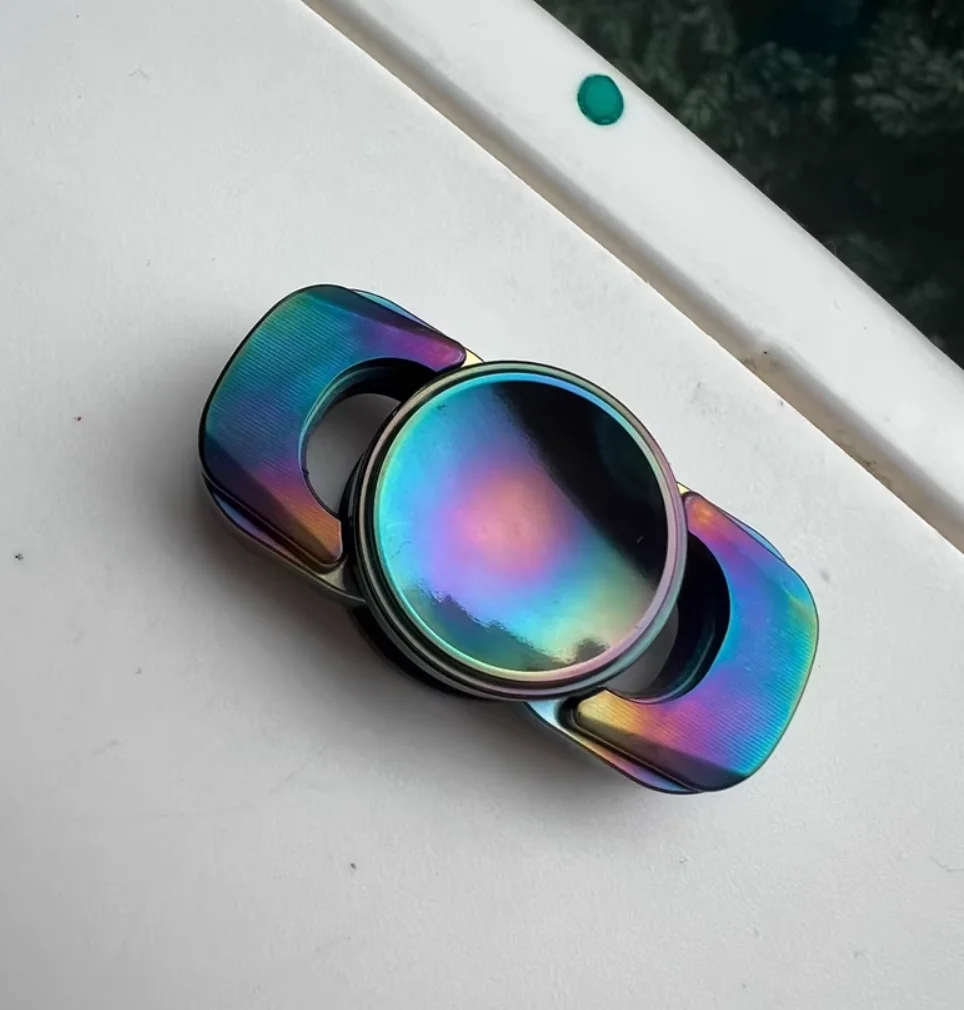 

Использованный спиннер EDC zirc, гироскоп для кончиков пальцев, игрушка для снятия стресса