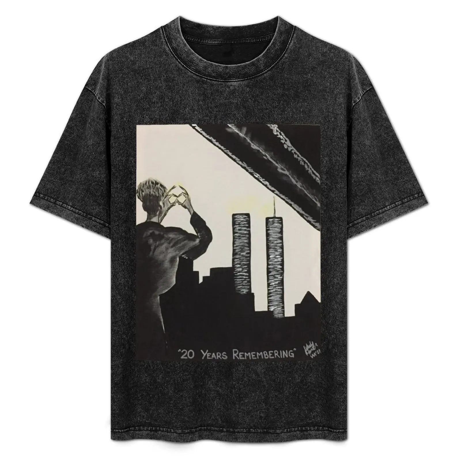 Remembering 20 years, walking in my Shoes T-Shirt Large Size Breathable Tee