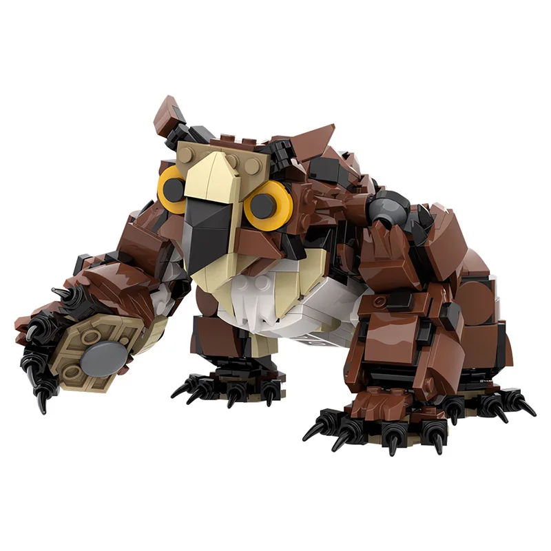 

Classic Game Characters Big Owl Monster Elf Building Block Kit Dungeons Dragons Grand Owlbear Model Kids Puzzle Toys Fans Gift