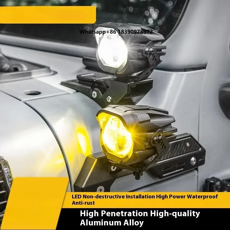 

Teng Qian New High-Power 12V 1200 Lumens 6000K A-Pillar Spotlight for Wrangler JL Off-Road Front Bumper Searchlight