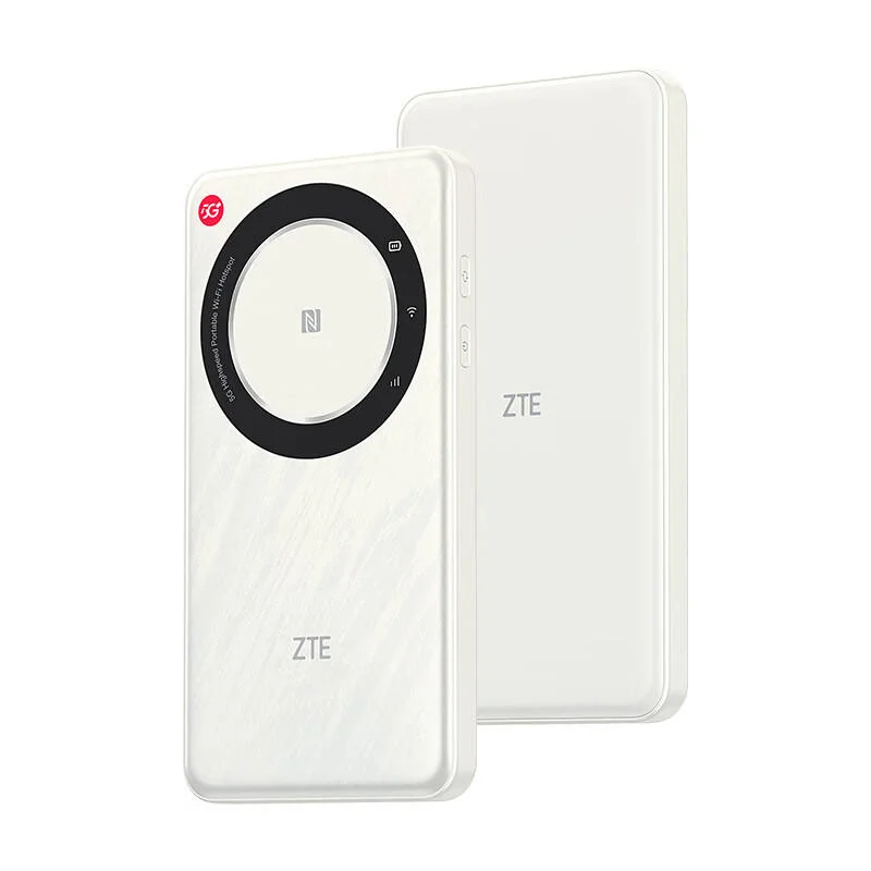 جهاز توجيه ZTE U30 Air 5G 4G Mobile Wifi 6 مع SDX55 Wifi AX1800 وبطارية قابلة للإزالة بقدرة 4500 مللي أمبير في الساعة تدعم 10 مستخدمًا WiFi مع Type-C