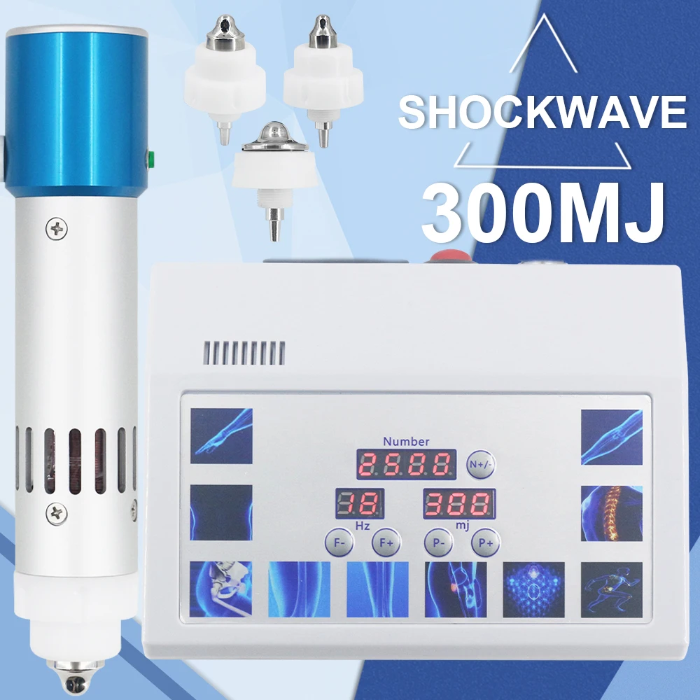 

Shockwave Therapy Machine New Effective ED Treatment Erectile Dysfunction Back Pain Relief Relaxation 300MJ Shock Wave Massager